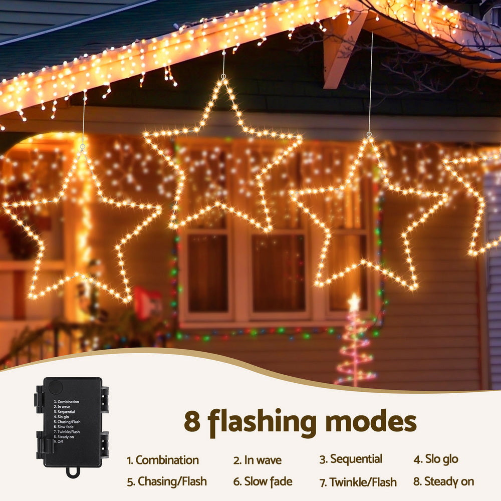 50cm Star LED Christmas Motif Light - Warm White