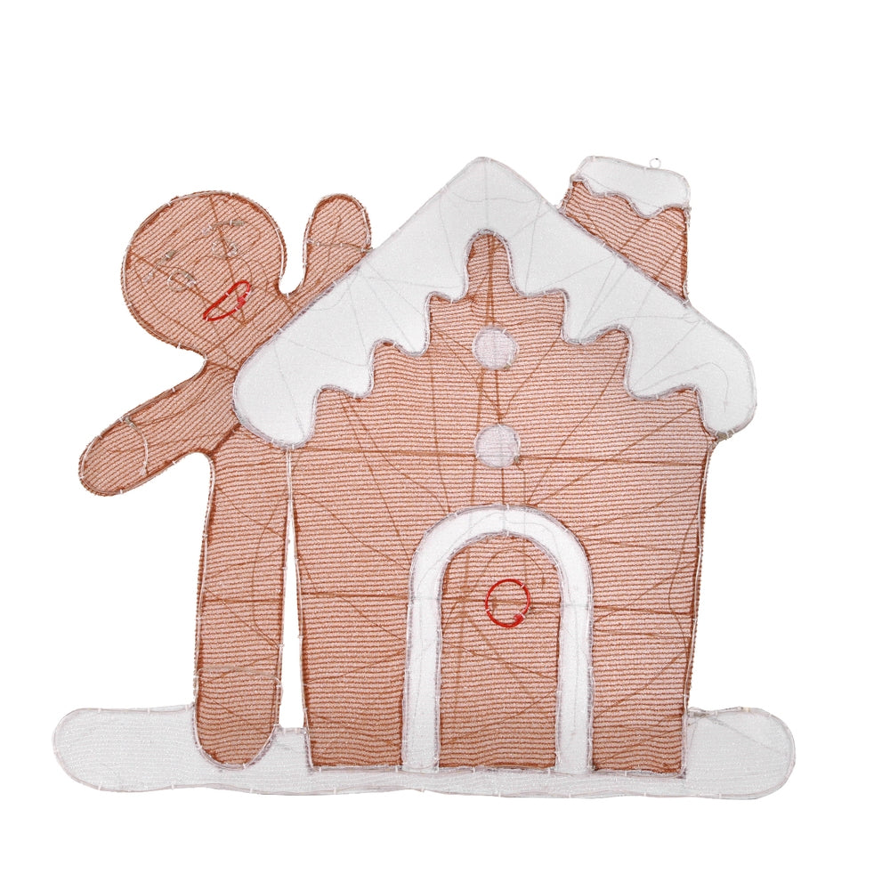 95cm Gingerbread Christmas Motif Lights - Homecoze