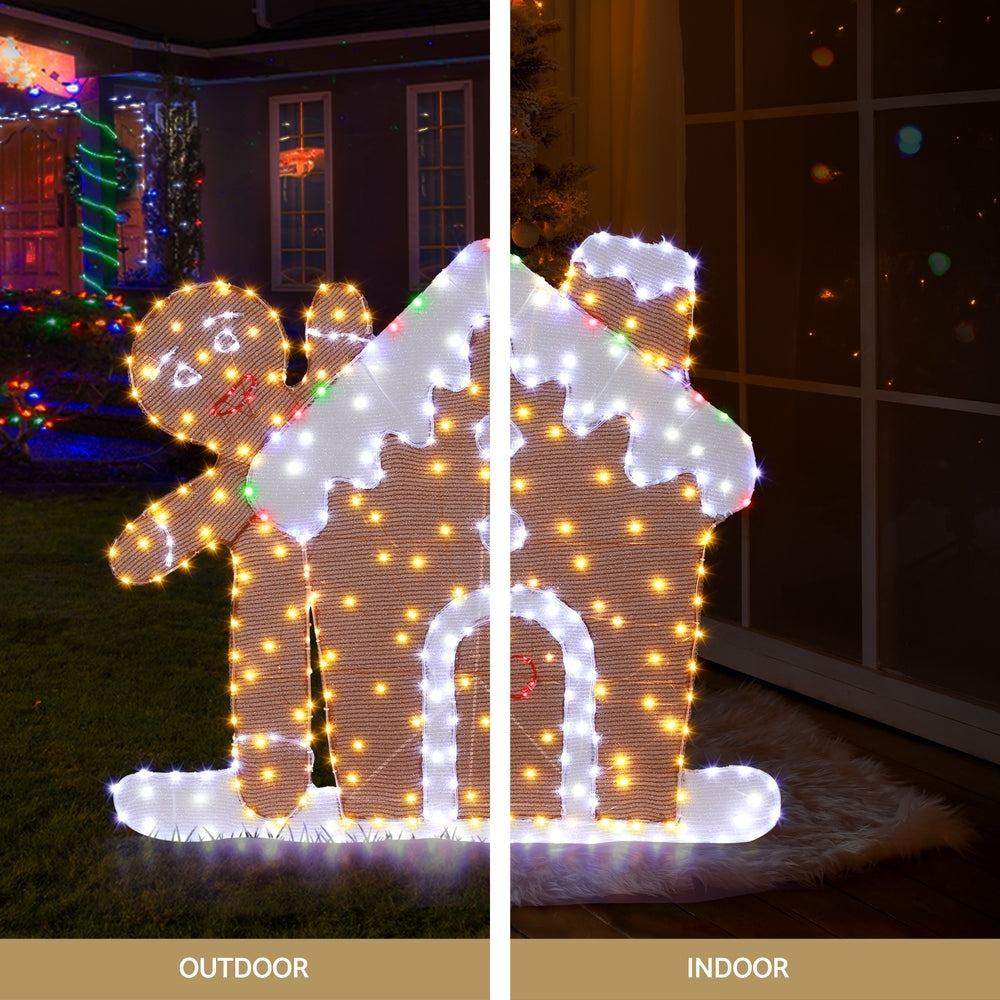 95cm Gingerbread Christmas Motif Lights - Homecoze