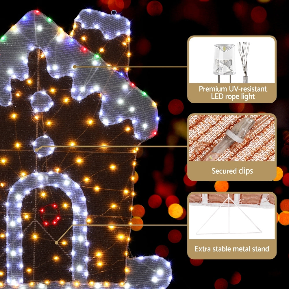 95cm Gingerbread Christmas Motif Lights - Homecoze