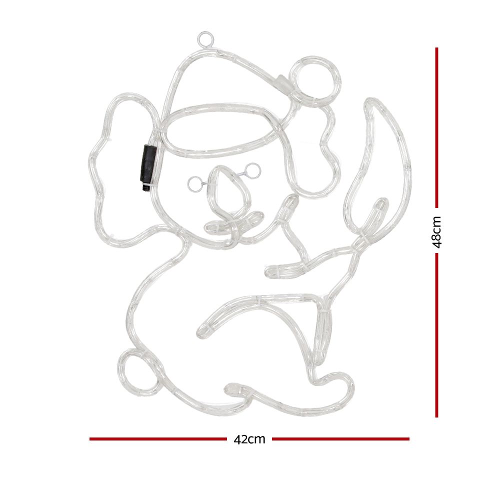 2PC Christmas Koalas LED Christmas Motif Light