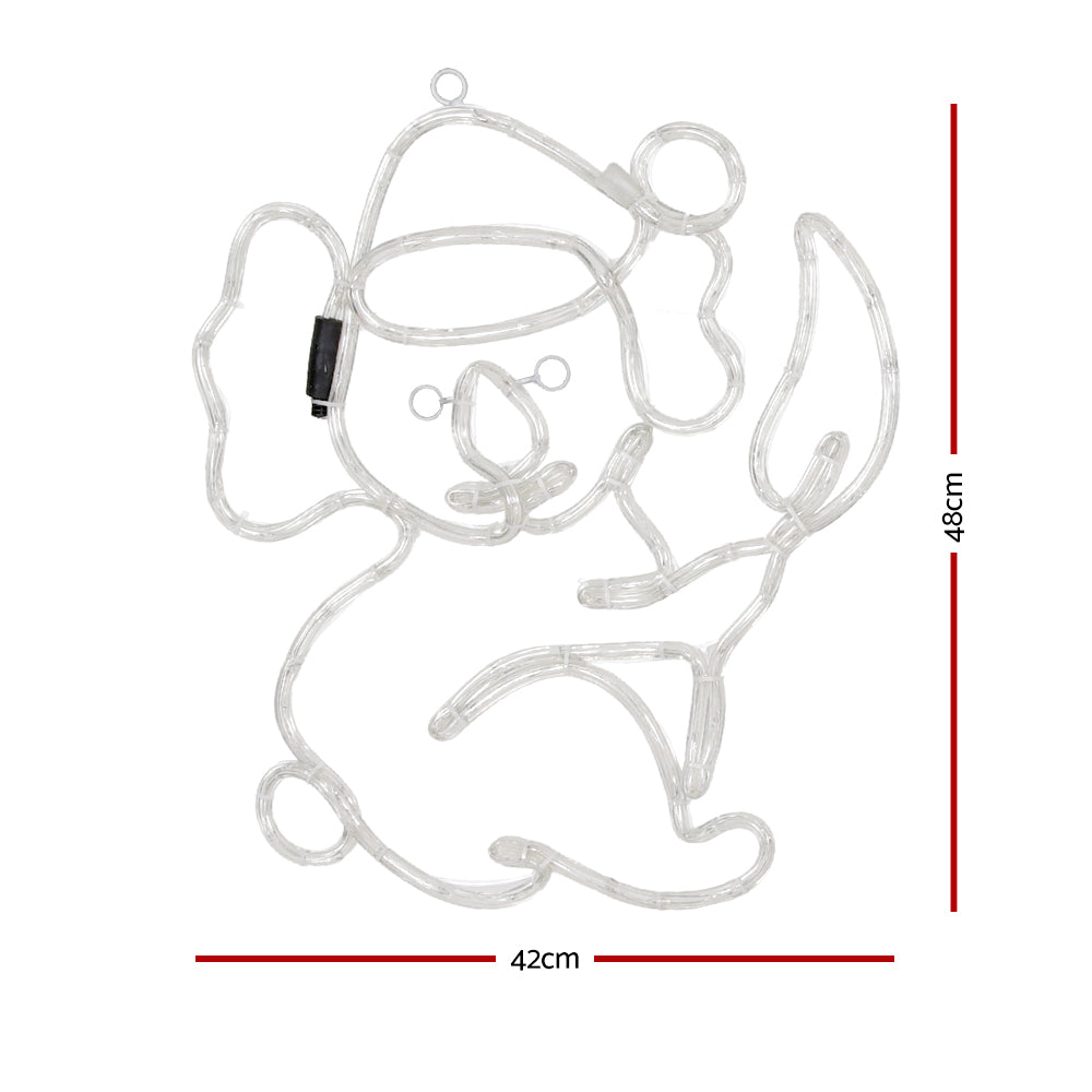 48cm Christmas Koalas LED Motif Lights - Homecoze