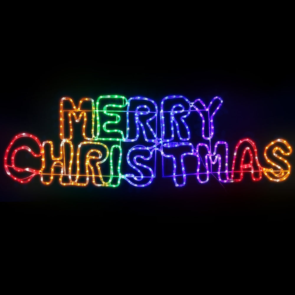 50cm Merry Christmas LED Motif Lights - Homecoze