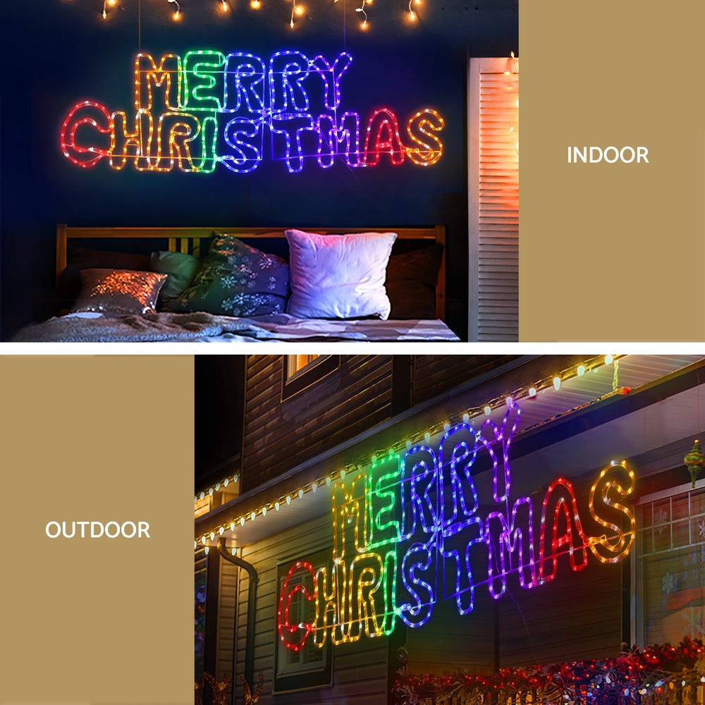 50cm Merry Christmas LED Motif Lights - Homecoze