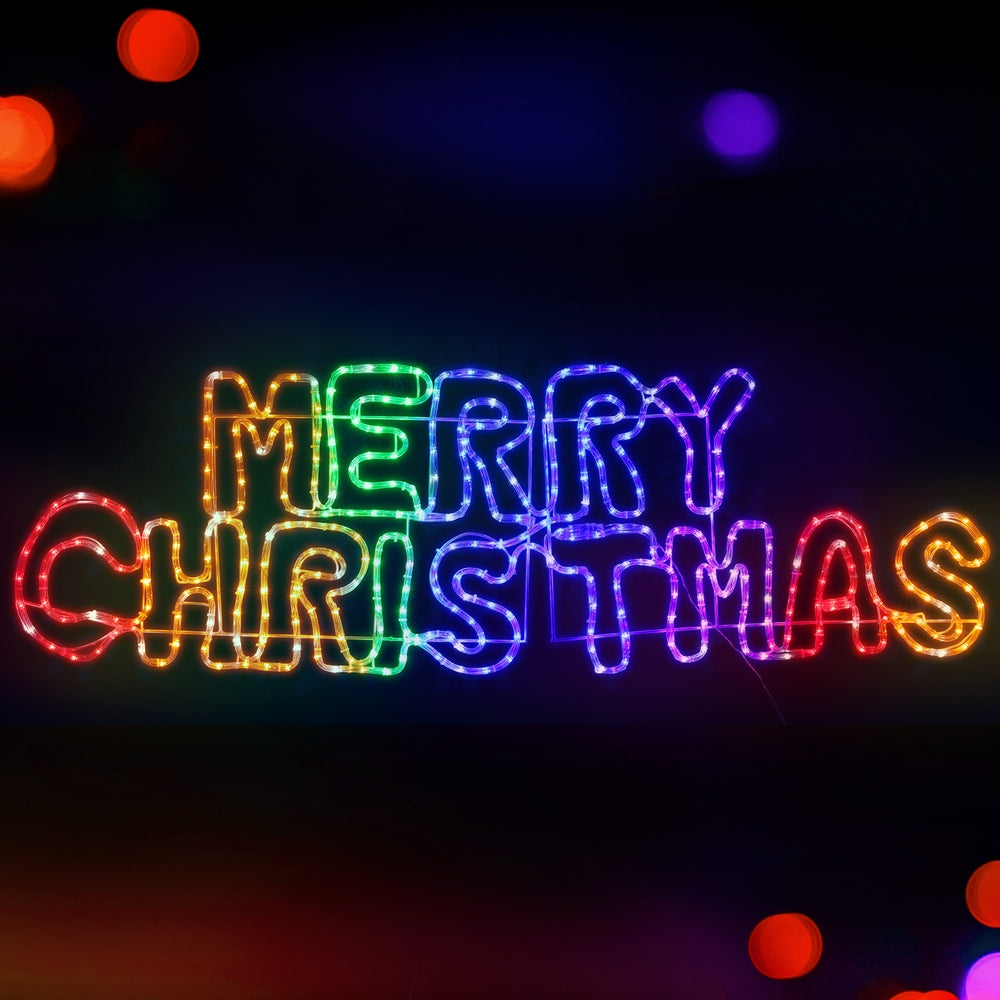 50cm Merry Christmas LED Motif Lights - Homecoze