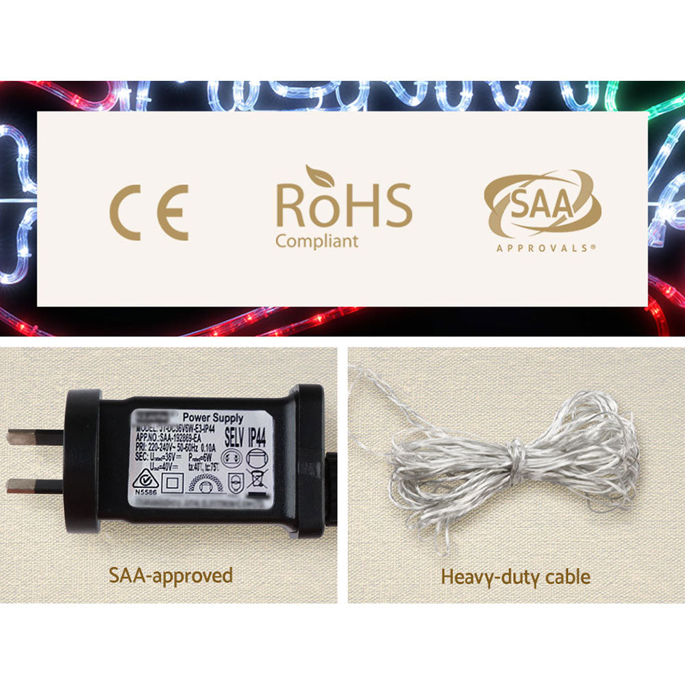 96cm Merry Christmas LED Motif Light - Homecoze