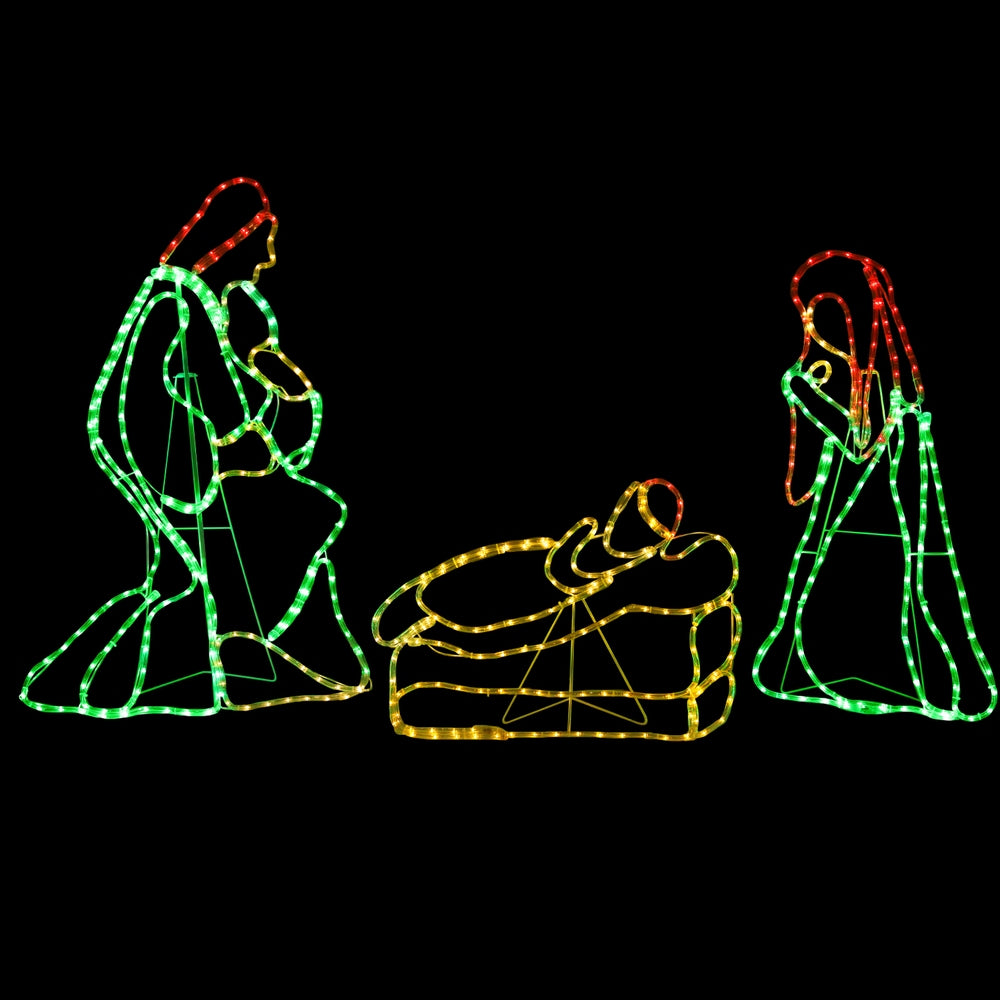 112cm Nativity Scene LED Motif Lights - Homecoze