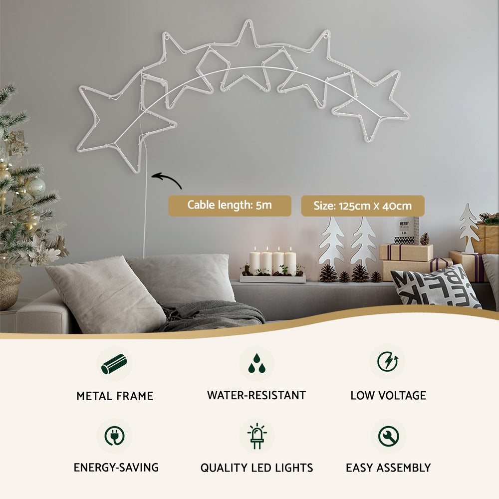 40cm Christmas Stars LED Motif Lights - Homecoze