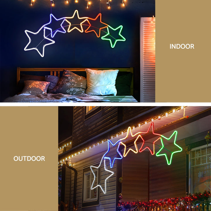 40cm Christmas Stars LED Motif Lights