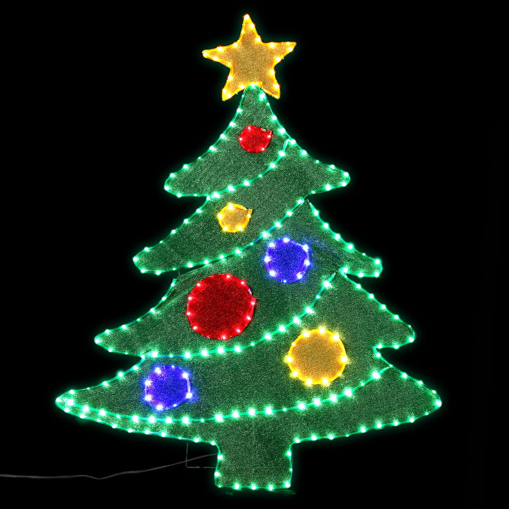 Jingle Jollys Christmas Lights 150cm Motif 220 LED Rope Light Outdoor Decoration - Homecoze