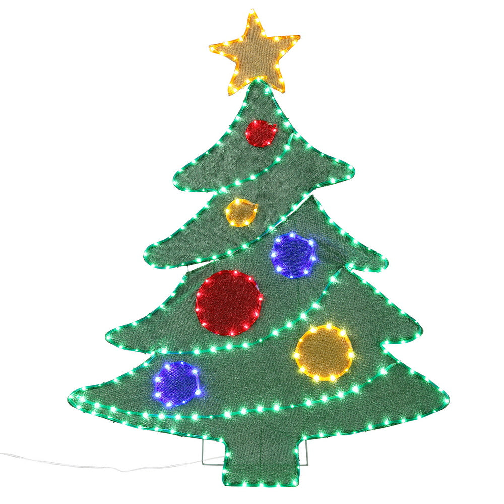 Jingle Jollys Christmas Lights 150cm Motif 220 LED Rope Light Outdoor Decoration - Homecoze