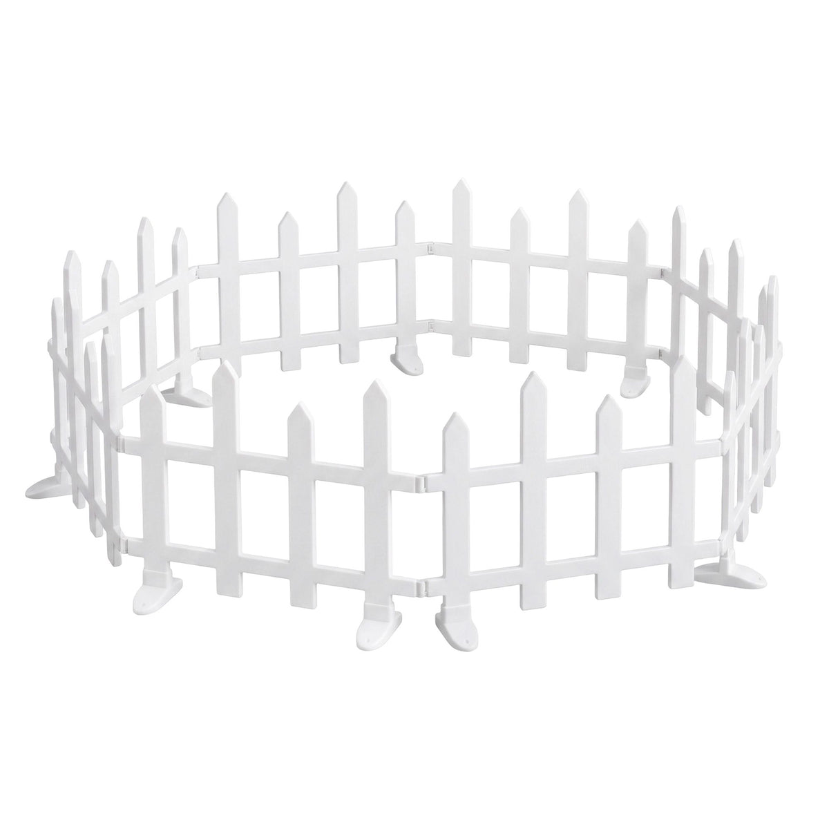 3m Solar LED Christmas Fence Lights 8PC - Muilticolour