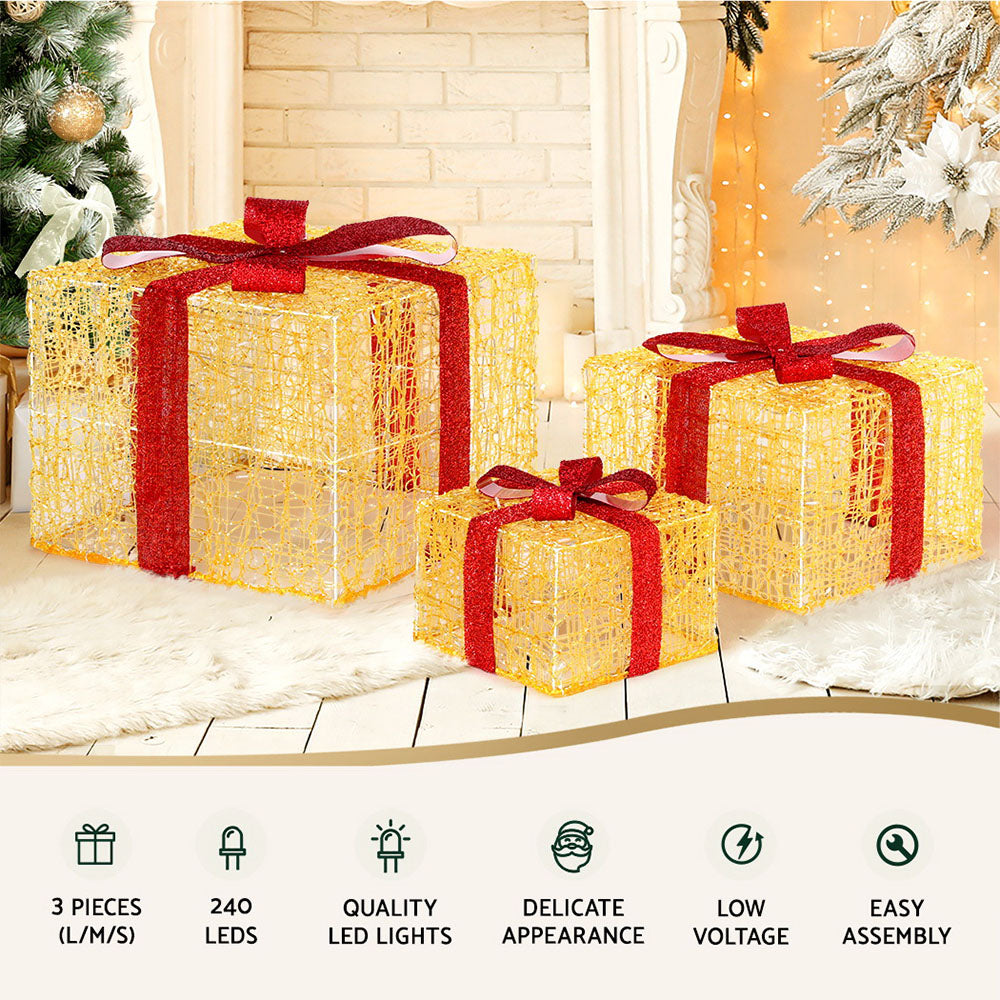 48cm Christmas Presents 3D Motif Light LED - Homecoze