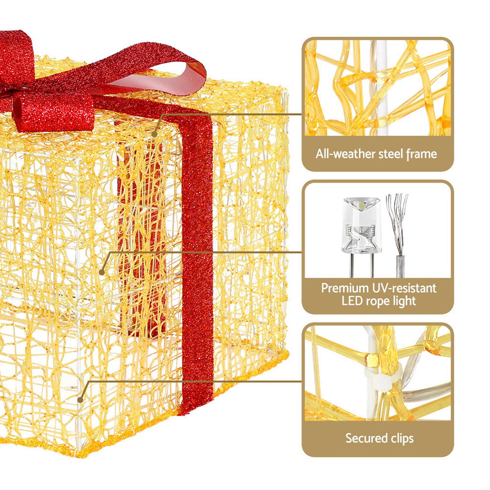 48cm Christmas Presents 3D Motif Light LED - Homecoze