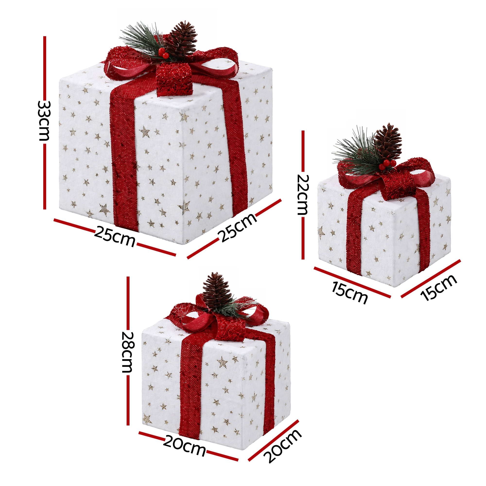 33cm Christmas Presents 3D Battery LED Motif Light