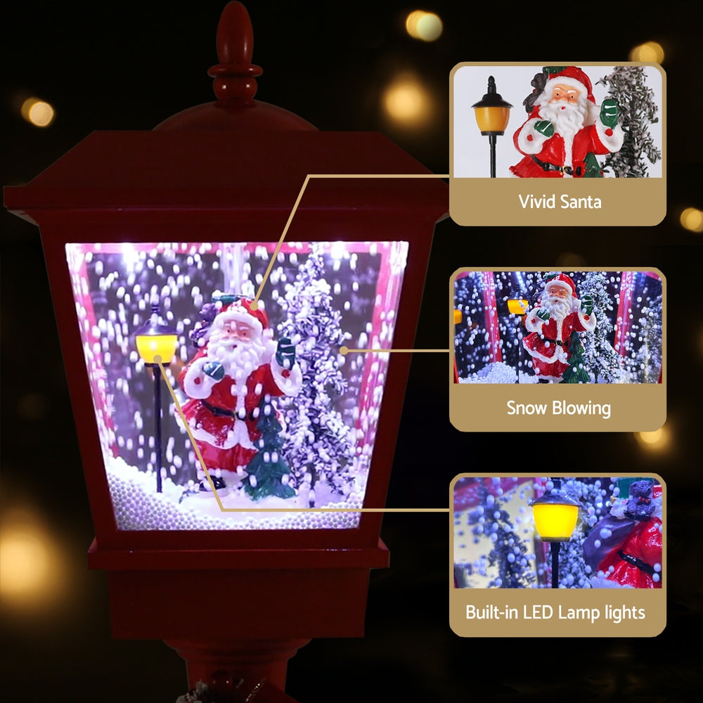 1.8m Christmas Lamp Post LED Motif Light with Music