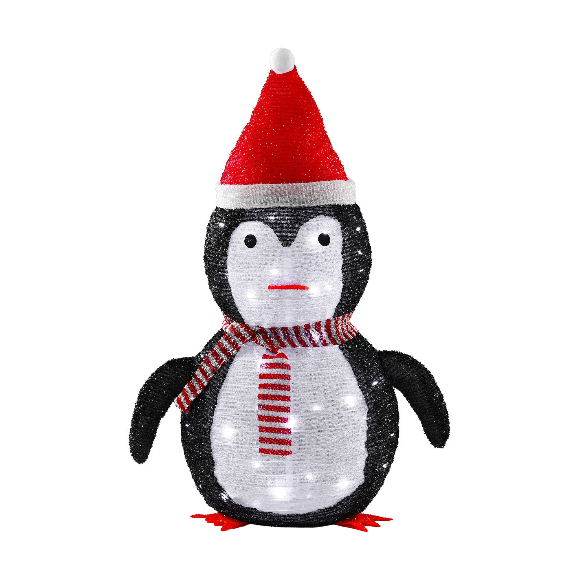 70cm Pop-Up 3D Penguin LED Christmas Motif Light