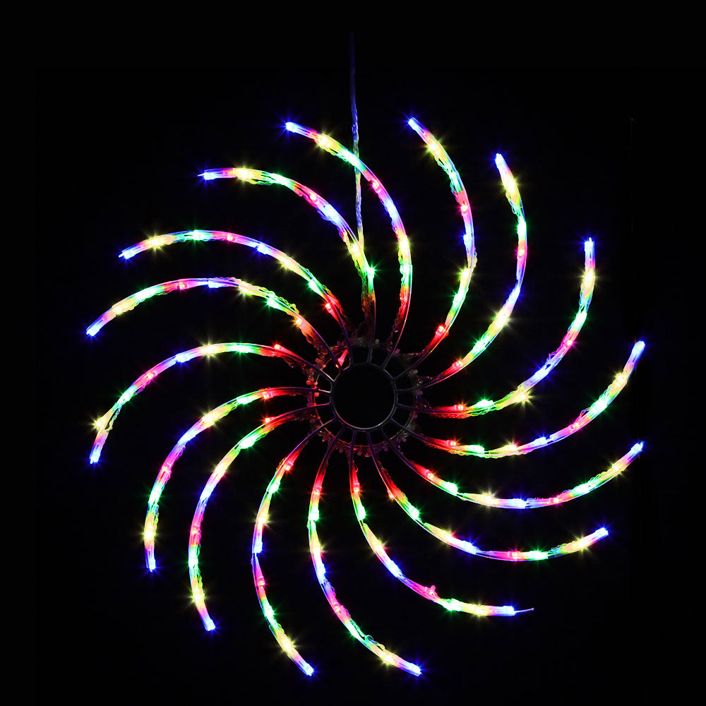 50cm Animated LED Spinner Christmas Motif Light