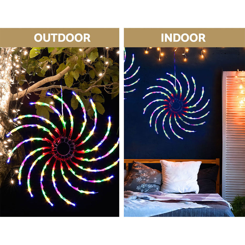 50cm Animated LED Spinner Christmas Motif Light
