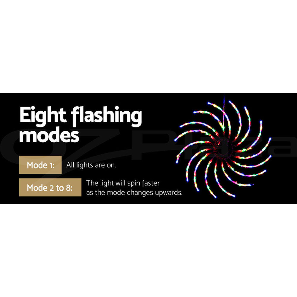 50cm Animated LED Spinner Christmas Motif Light
