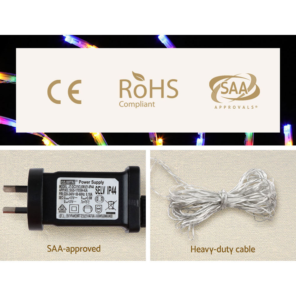 50cm Animated LED Spinner Christmas Motif Light