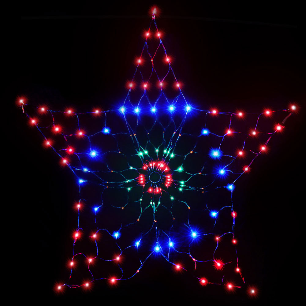 130cm Solar Powered Snowflake LED Christmas Motif Light