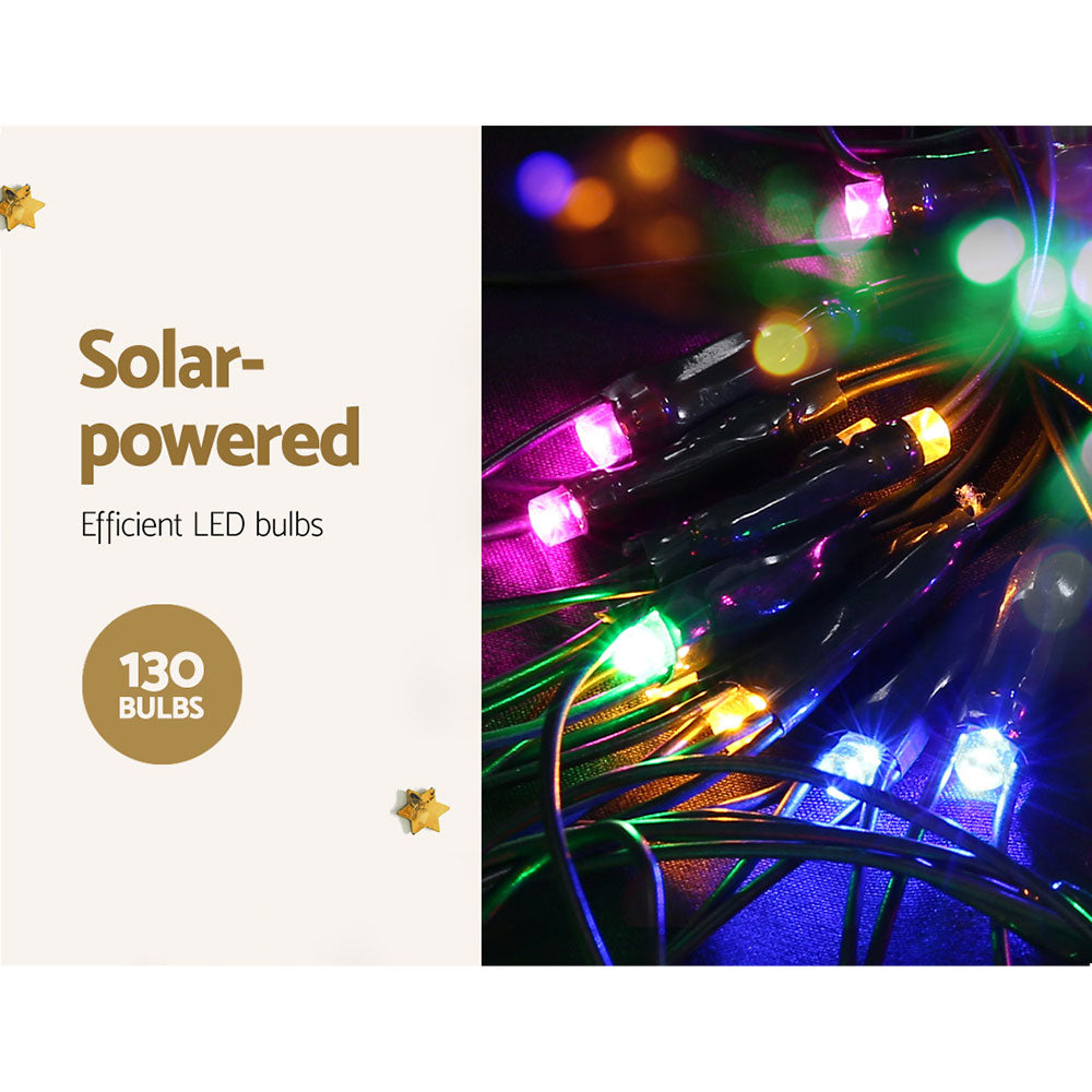 130cm Solar Powered Snowflake LED Christmas Motif Light