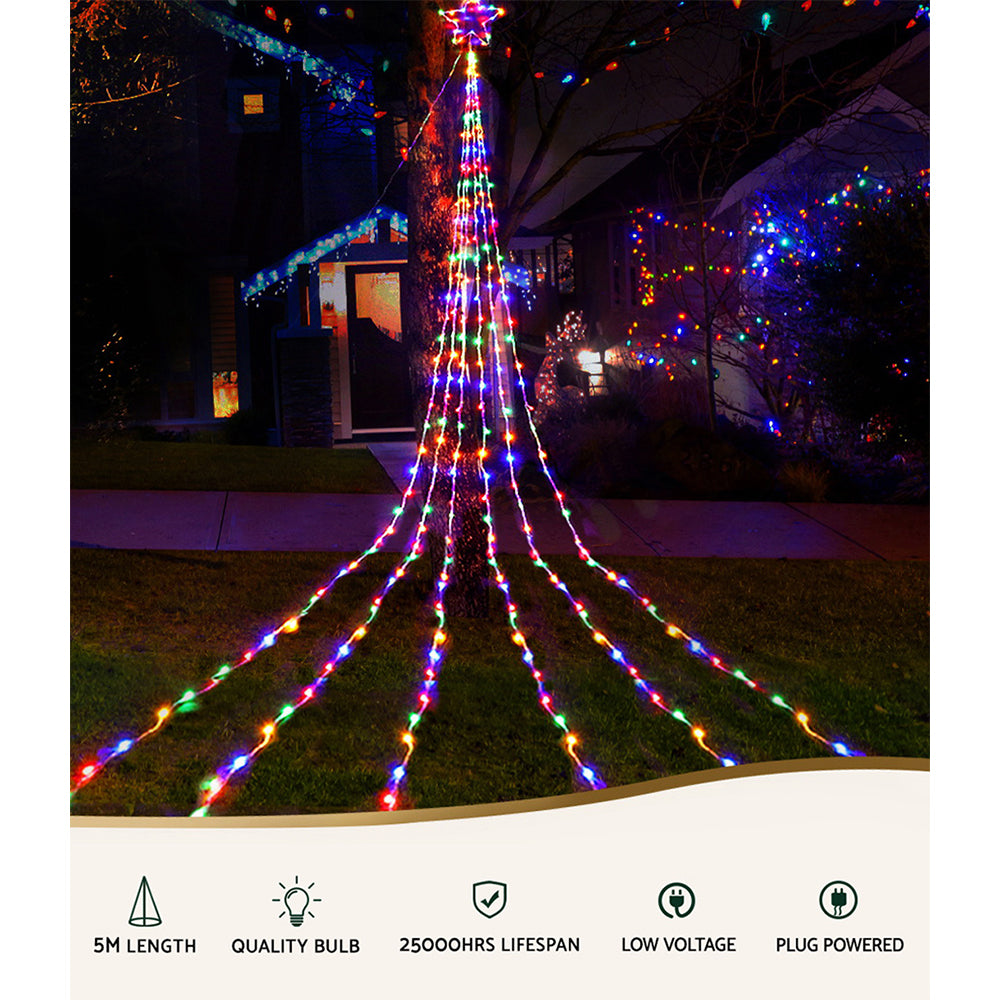 5m Christmas Curtain Fairy Lights String 320 LED