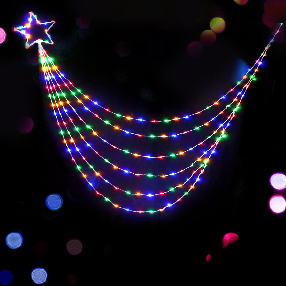 5m Solar Cascading Christmas Tree LED Lights