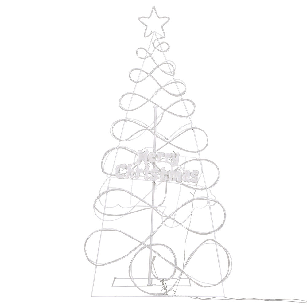 1.7m Christmas Tree RGB LED Motif Lights with Remote - Homecoze