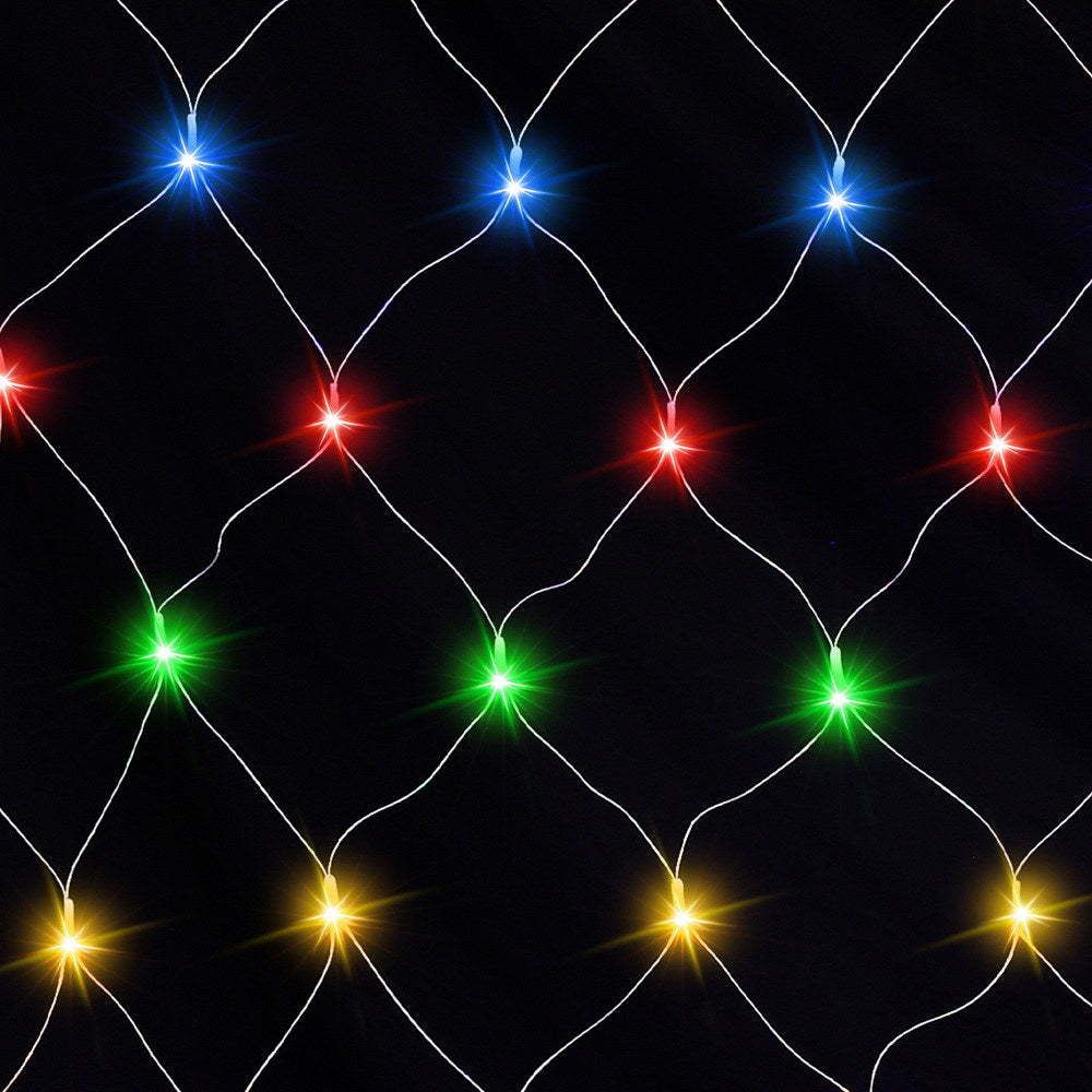 5m x 3m Net Christmas Lights 600 LED - Multicolour