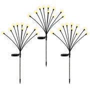 3PC Solar Firefly Christmas Path Lights 30 LED - Warm White