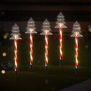 5 PC Christmas Tree Path Lights Solar Powered - Homecoze