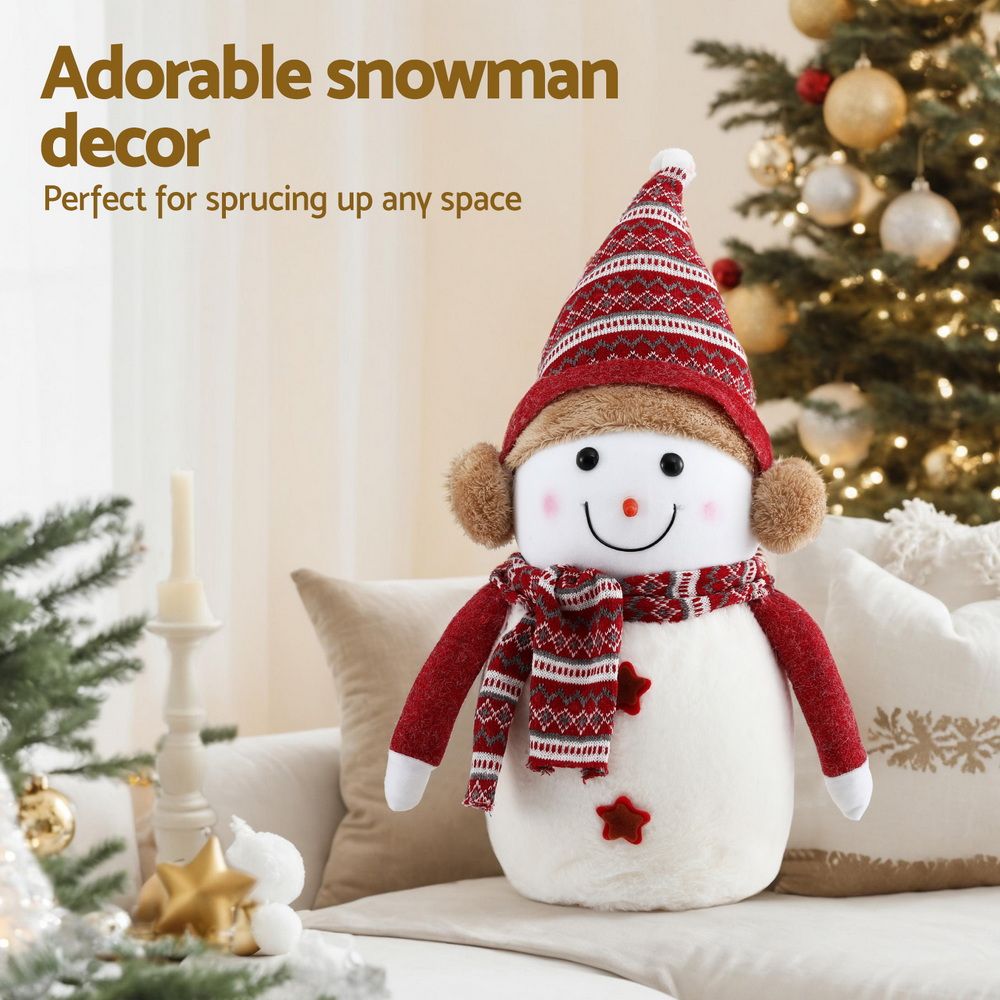60cm Plush Christmas Snowman Decoration