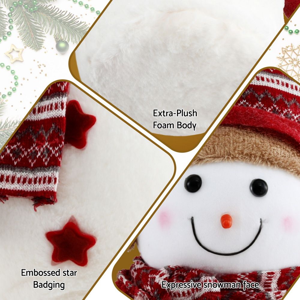 60cm Plush Christmas Snowman Decoration