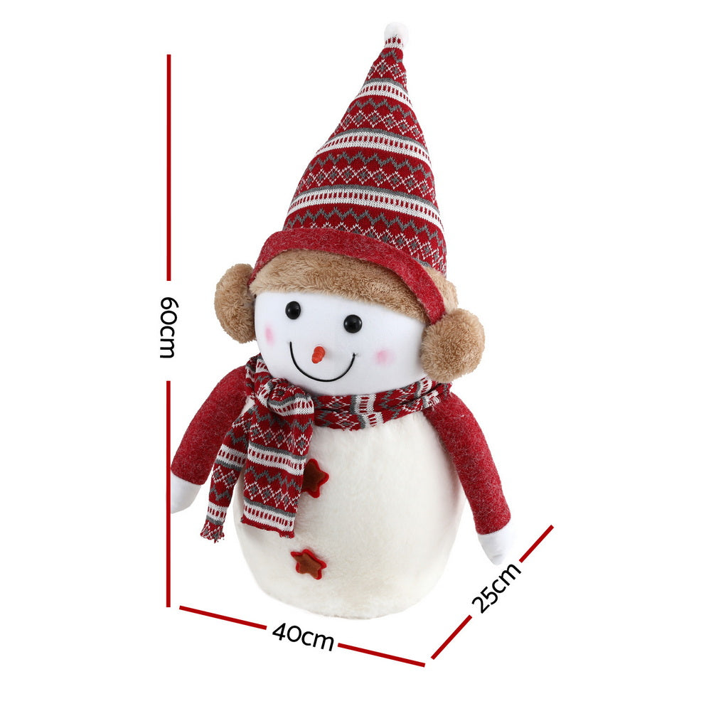Jingle Jollys Christmas Snowman Handicraft Ornaments Party Decorations 60cm - Homecoze