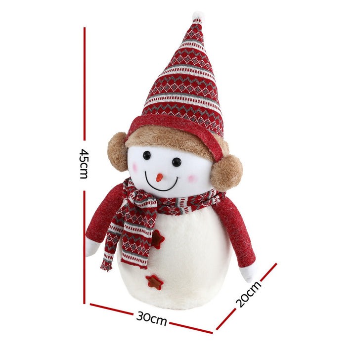 Jingle Jollys Christmas Snowman Handicraft Ornaments Party Decorations 45cm - Homecoze