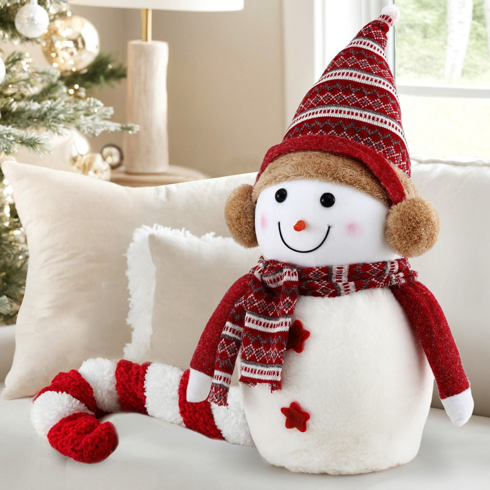 Jingle Jollys Christmas Snowman Handicraft Ornaments Party Decorations 45cm - Homecoze