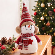 35cm Plush Christmas Snowman Decoration