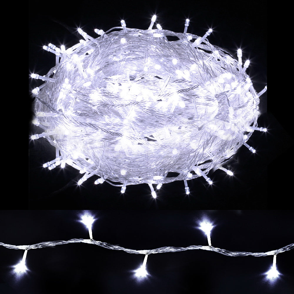 100m LED String Christmas Lights 500 LED - Cool White