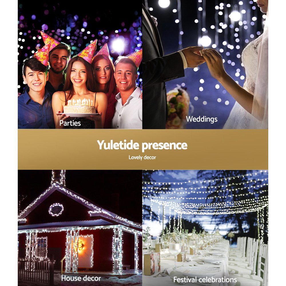 100m LED String Christmas Lights 500 LED - Cool White