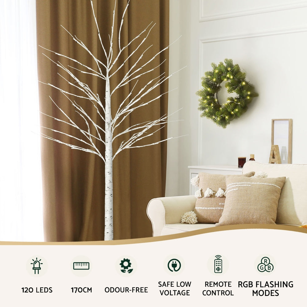 5.5FT (1.7m) LED Christmas Tree - Multicolour - Homecoze