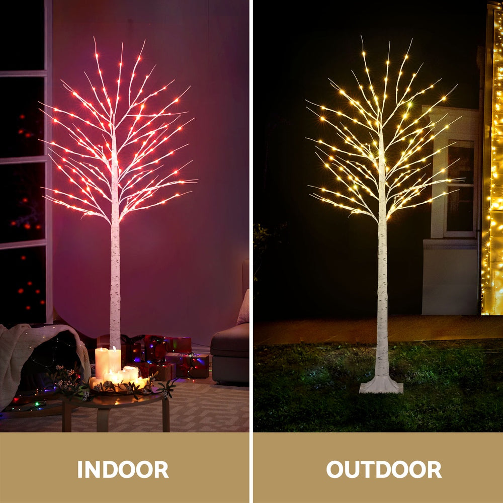 5.5FT (1.7m) LED Christmas Tree - Multicolour - Homecoze
