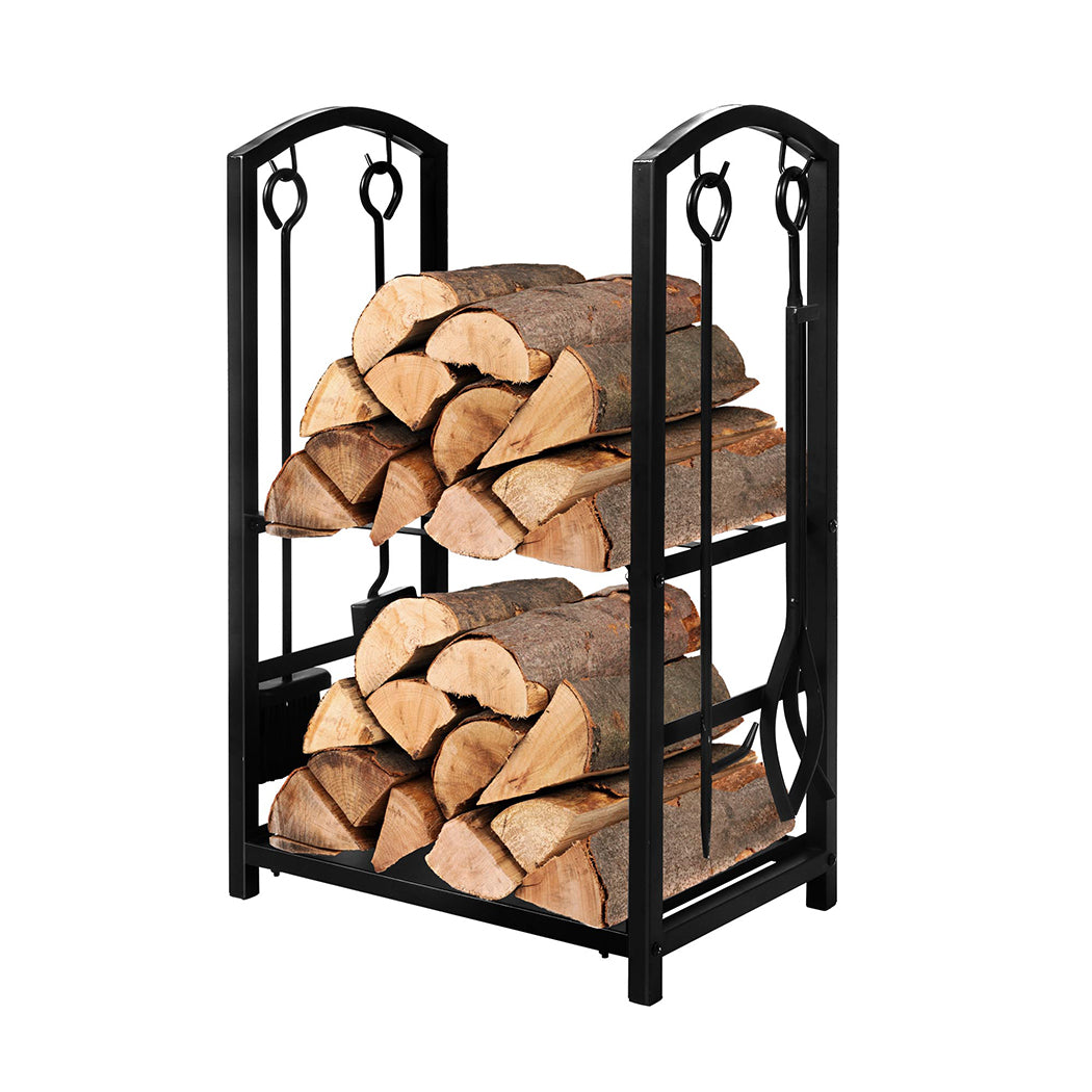 Traderight Firewood Rack 4 Fireplace-1831592721580691456