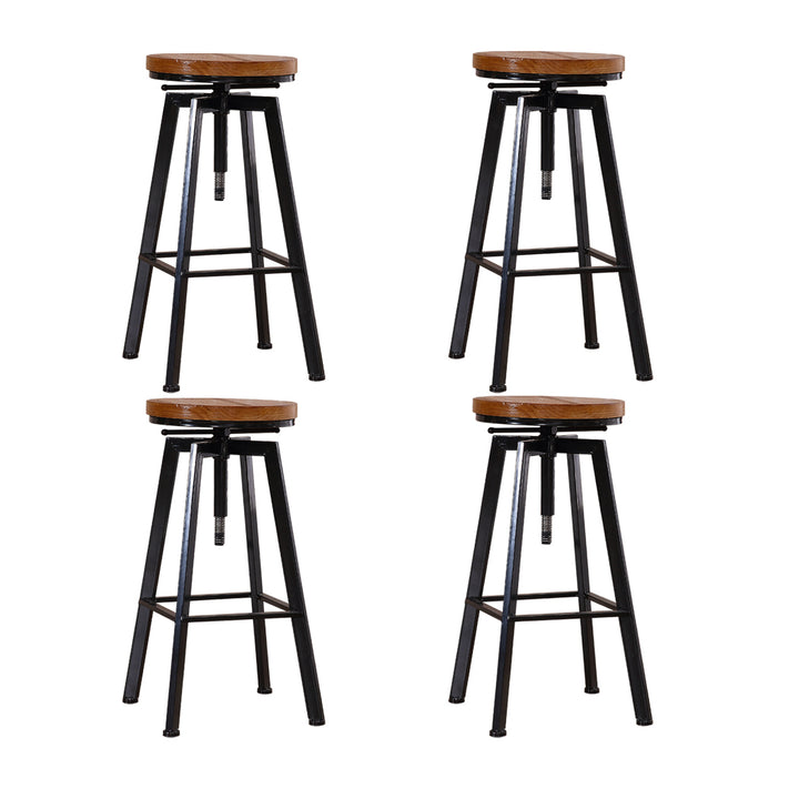 Levede 4x Bar Stools Industrial Kitchen-1831592505532092416