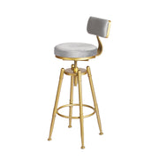 Levede 1x Bar Stools Kitchen Stool Chair Grey-1831592665523818497