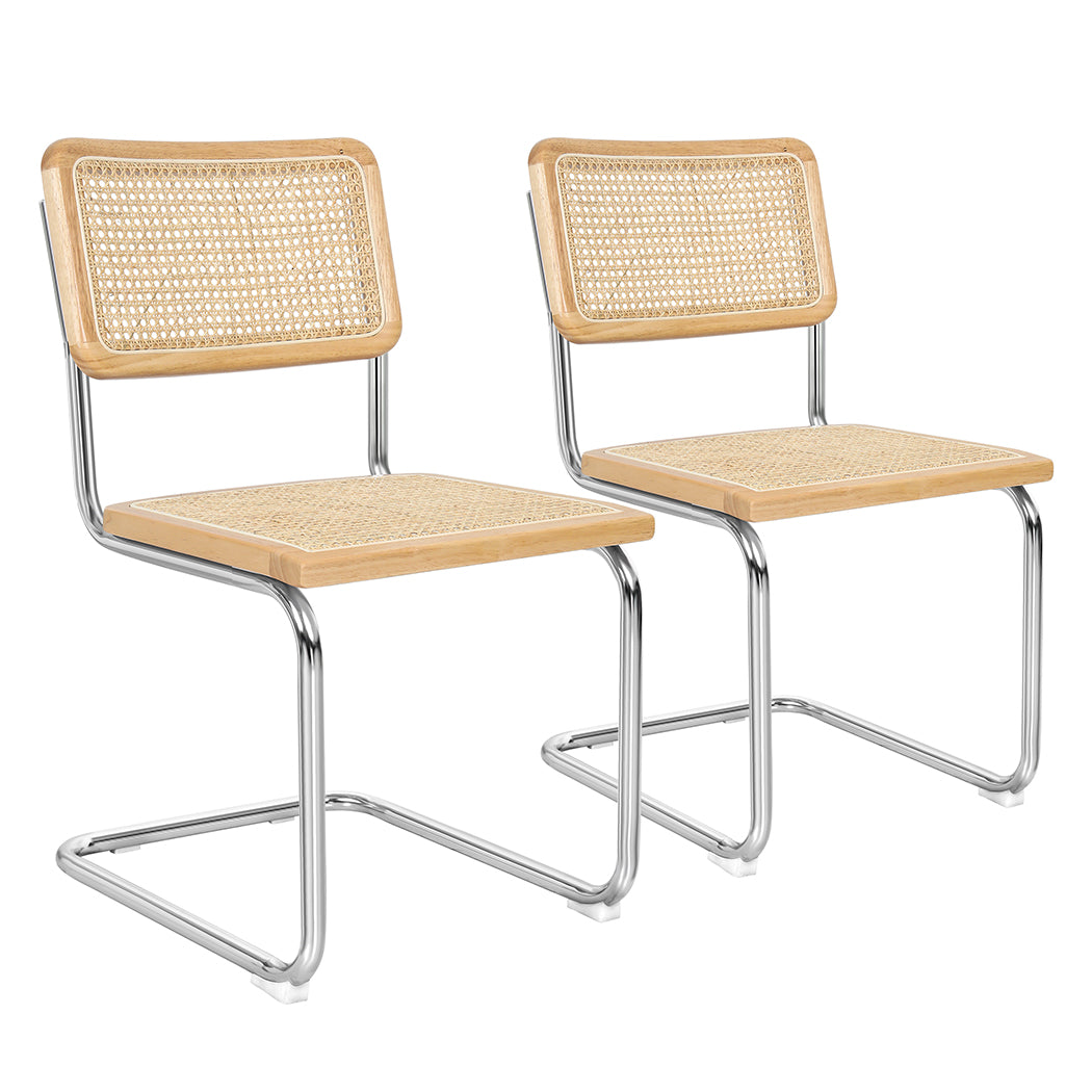 Levede 2x Rattan Chair Dining Chairs-1831592523164946433