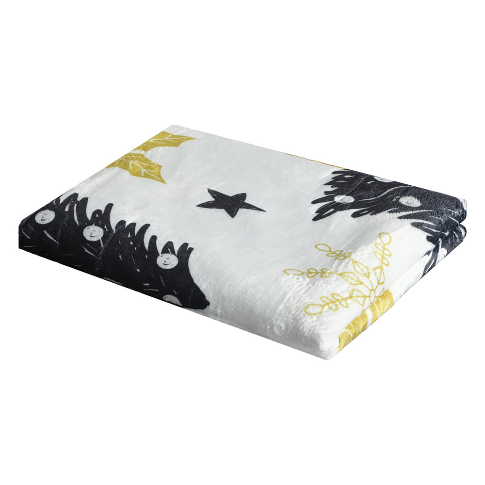 Santaco Throw Blanket Xmas Double Sided White Queen-1831593000594182145