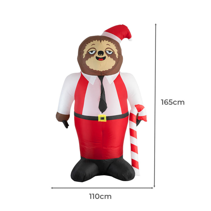 Santaco Christmas Inflatable Sloth 1.8M-1836526676897566722