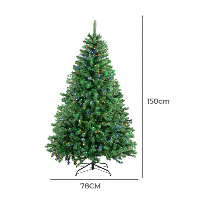 SANTACO Pre Lit Artificial Christmas 1.5M-1836526634006614018